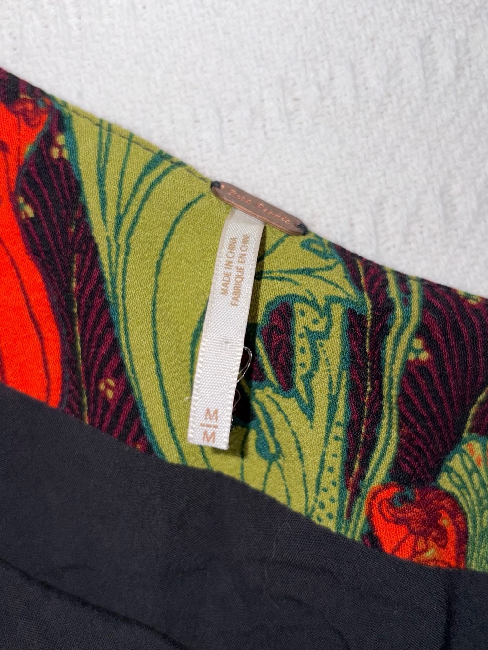 Free People Pardon My French Maxi Dress Size M Tropical Vacation MSRP $228 - Picture 7 of 11